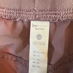 CRZ YOGA Purple Track Pants for Active Comfort